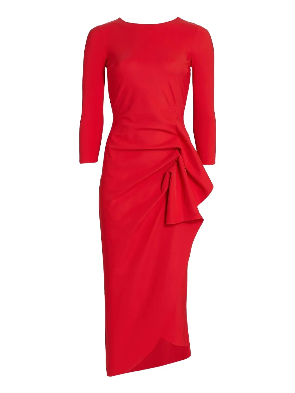 Women's Gathered Side Midi-Dress Women's Gathered Side Midi-Dress
