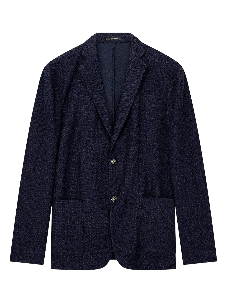 Emporio Armani Men's Textured Chevron Soft Jacket