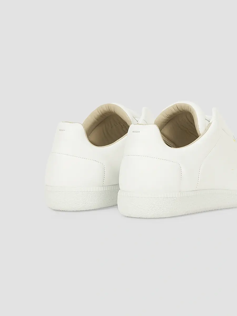 Maison Margiela Men's Future Leather Low-Top Sneakers | Thumbnail 5 Maison Margiela Men's Future Leather Low-Top Sneakers | Thumbnail 5