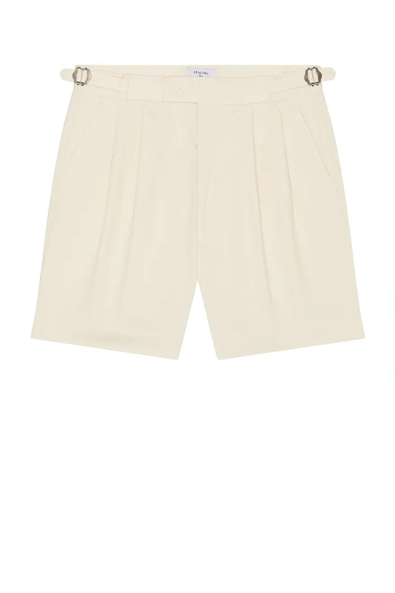 Percival Blake Double Pleated Shorts | Thumbnail 4 Percival Blake Double Pleated Shorts | Thumbnail 4