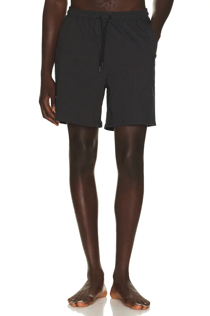 Percival Rowan Seersucker Swim Shorts | Image 1 Percival Rowan Seersucker Swim Shorts | Image 1