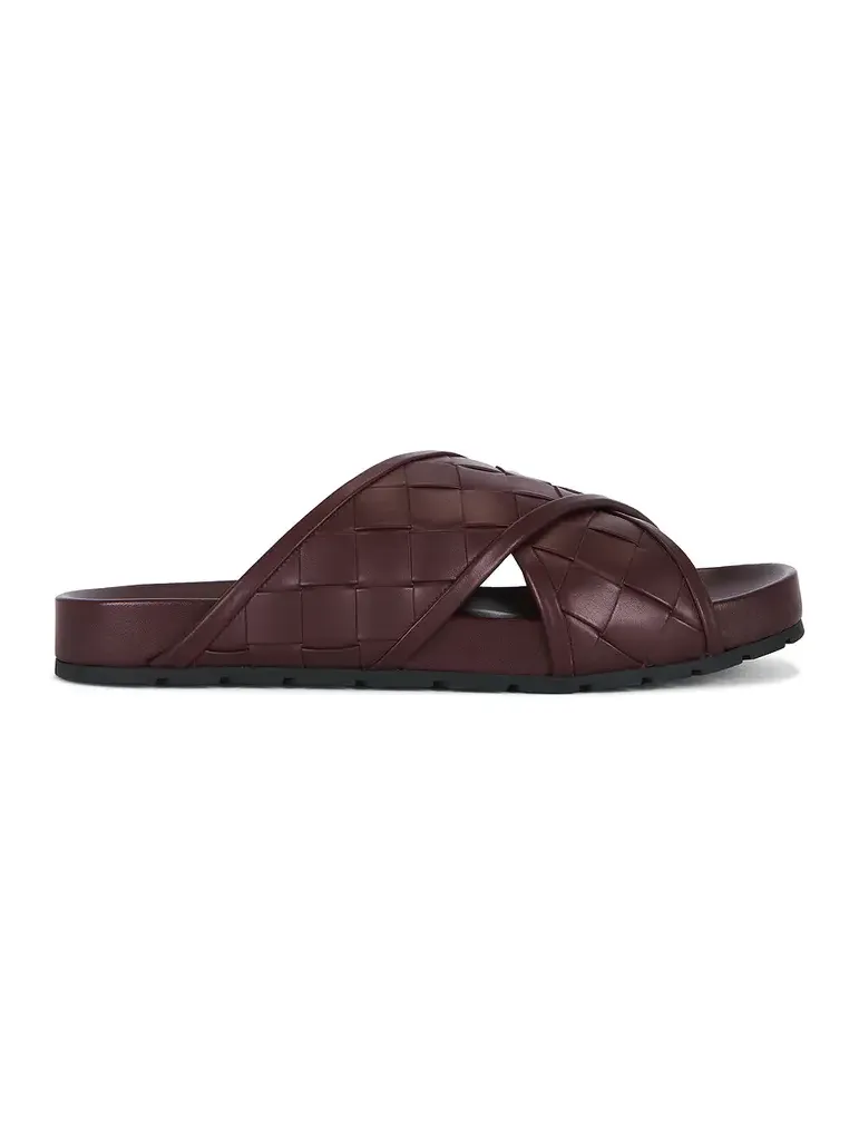 Tarik Crisscross Sandal Intrecciato City Calf