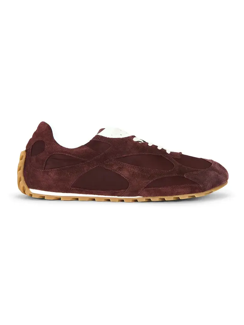 Bottega Veneta Orbit Flash Sneaker Soft Suede Nylon Nappa
