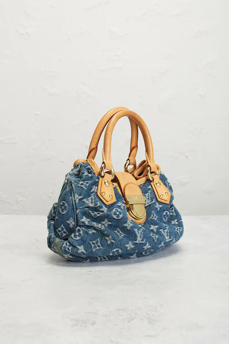 louis vuitton Louis Vuitton Monogram Denim Mini Pleaty Shoulder Bag | Thumbnail 4