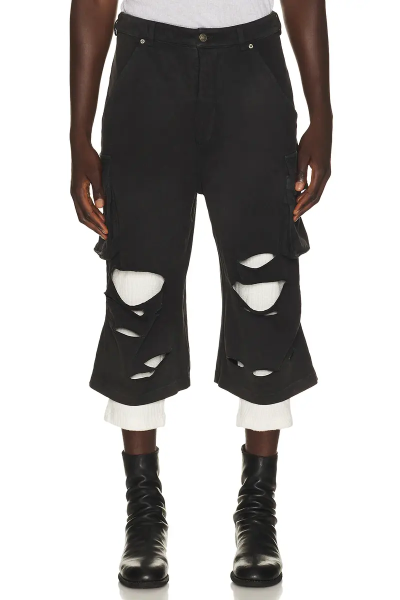 424 Ripped Bermuda Shorts | Image 1 424 Ripped Bermuda Shorts | Image 1