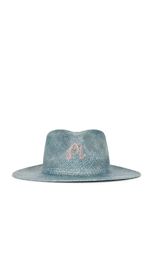 Malbon Indigo Straw Hat | Thumbnail 3 Malbon Indigo Straw Hat | Thumbnail 3