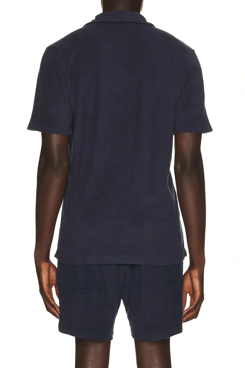 Frescobol Carioca Faustino Terry Cotton Blend Polo Short Sleeve | Thumbnail 2
