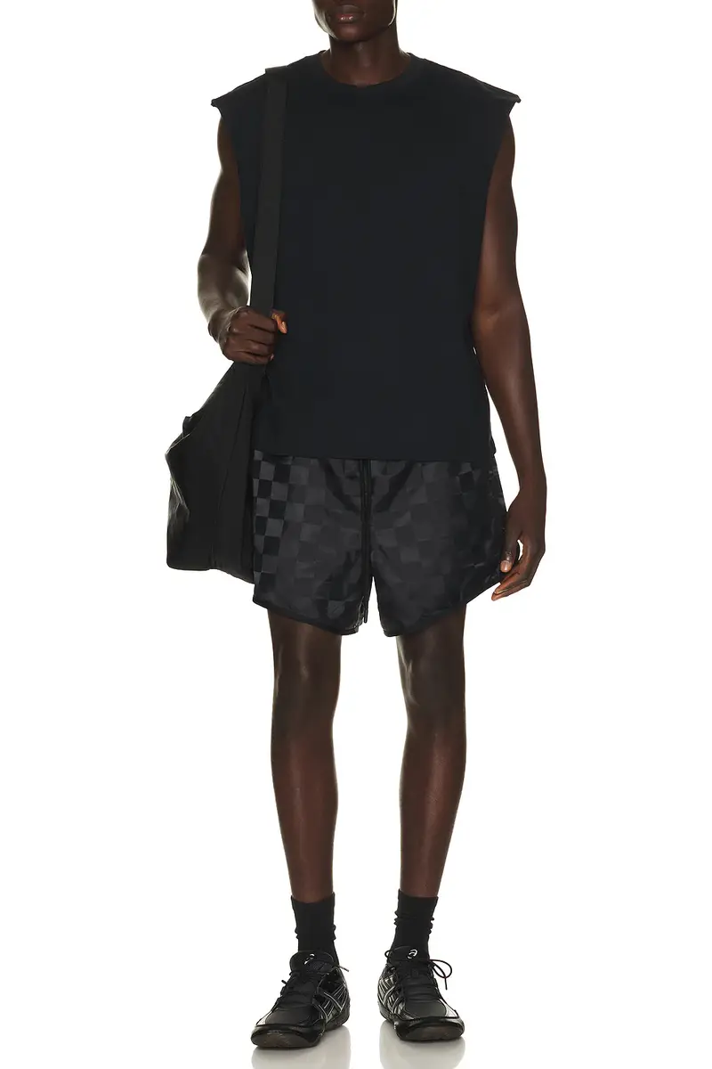 Fear of God Essentials Checkered Gym Short | Thumbnail 4 Fear of God Essentials Checkered Gym Short | Thumbnail 4