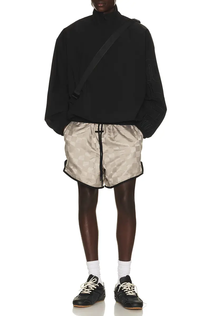 Fear of God Essentials Checkered Gym Short | Thumbnail 4 Fear of God Essentials Checkered Gym Short | Thumbnail 4