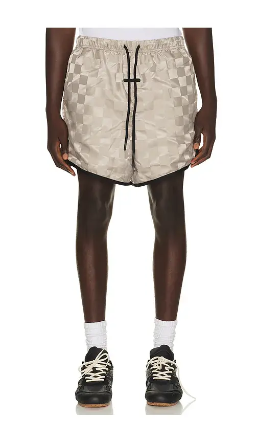 Fear of God Essentials Checkered Gym Short | Thumbnail 6 Fear of God Essentials Checkered Gym Short | Thumbnail 6