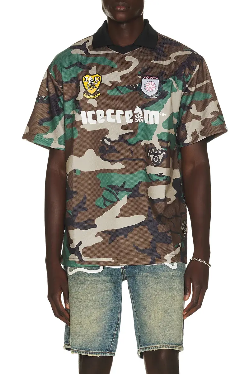 Icecream Acid Short Sleeve Soccer Jersey