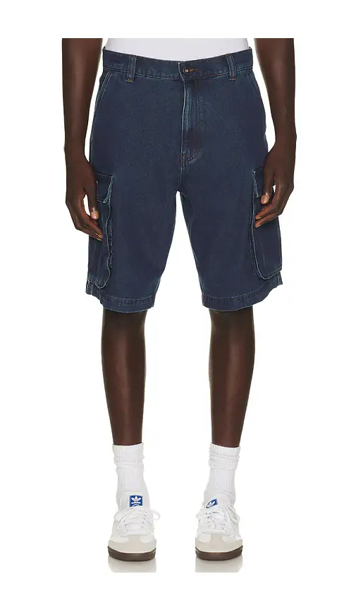 HUF Oval Denim Cargo Short | Image 1 HUF Oval Denim Cargo Short | Image 1