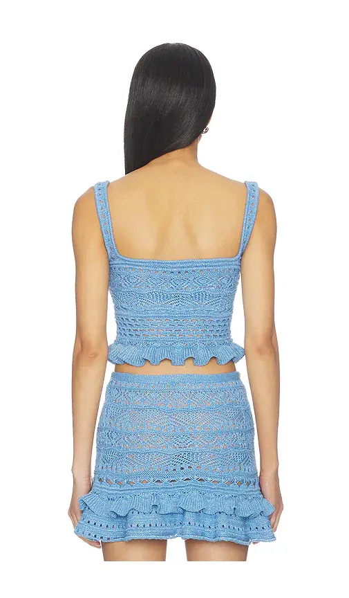 Retrofête Damira Crochet Top | Thumbnail 3