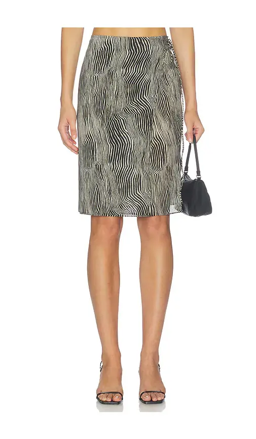 St. Agni Savannah Silk Wrap Skirt | Image 1 St. Agni Savannah Silk Wrap Skirt | Image 1