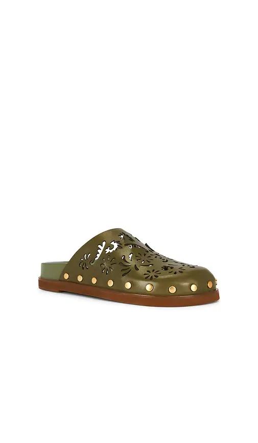 Farm Rio Lace Leather Anatomic Mule | Thumbnail 2 Farm Rio Lace Leather Anatomic Mule | Thumbnail 2