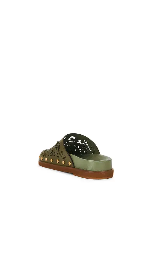 Farm Rio Lace Leather Anatomic Mule | Thumbnail 3 Farm Rio Lace Leather Anatomic Mule | Thumbnail 3