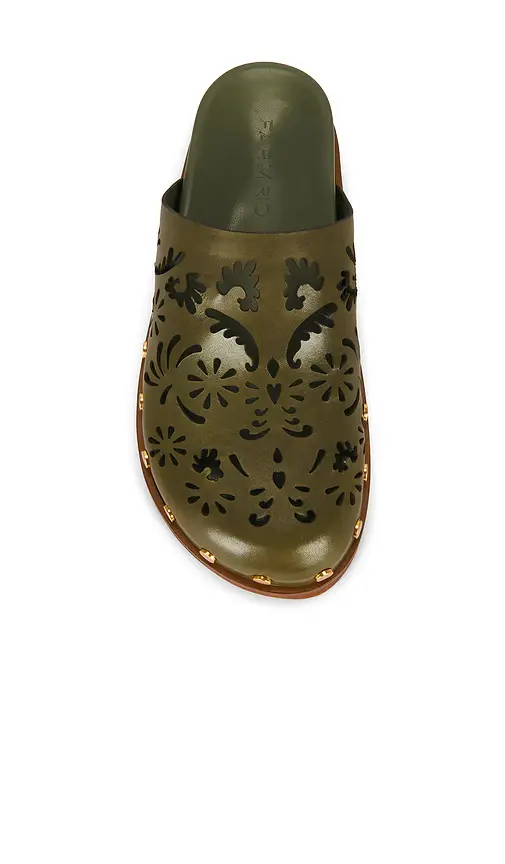 Farm Rio Lace Leather Anatomic Mule | Thumbnail 4 Farm Rio Lace Leather Anatomic Mule | Thumbnail 4