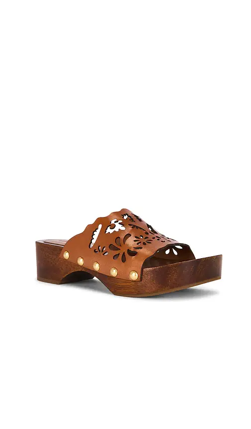 Farm Rio Lace Leather Clog | Thumbnail 2 Farm Rio Lace Leather Clog | Thumbnail 2