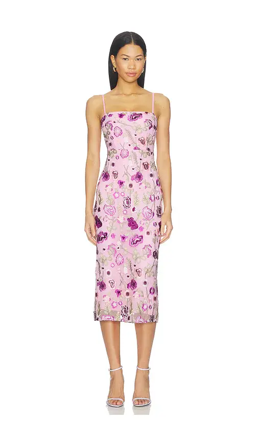 Lovers and Friends Ellis Midi Dress | Image 1 Lovers and Friends Ellis Midi Dress | Image 1