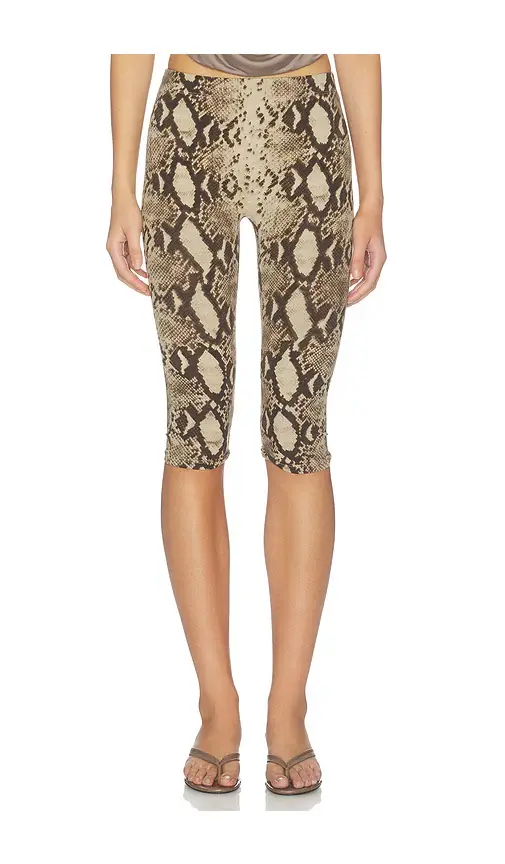 Indah Printed High Waisted Capri Pant