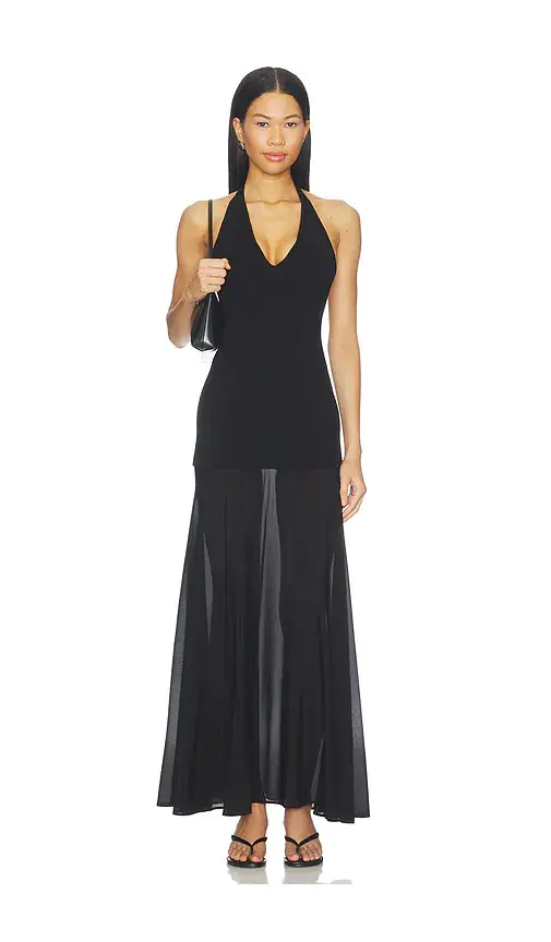 St. Agni Circle Hem Halter Dress | Image 1 St. Agni Circle Hem Halter Dress | Image 1