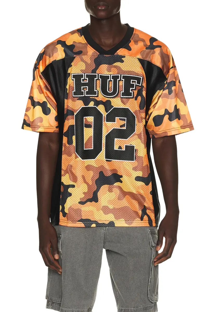 Camo Football Jersey Tee