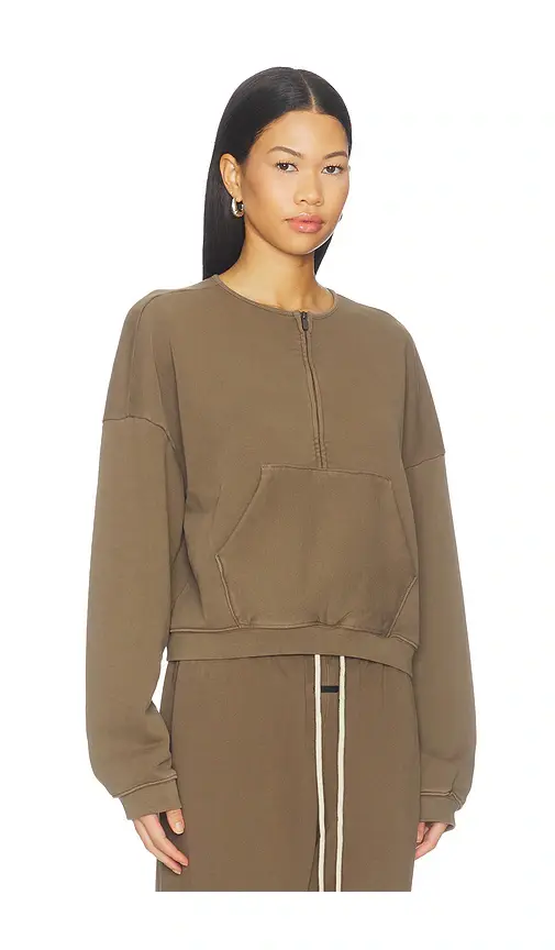 Fear of God Essentials Relaxed Half Zip Sweater | Thumbnail 2 Fear of God Essentials Relaxed Half Zip Sweater | Thumbnail 2