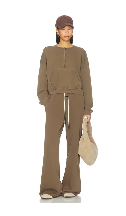 Fear of God Essentials Relaxed Half Zip Sweater | Thumbnail 4 Fear of God Essentials Relaxed Half Zip Sweater | Thumbnail 4