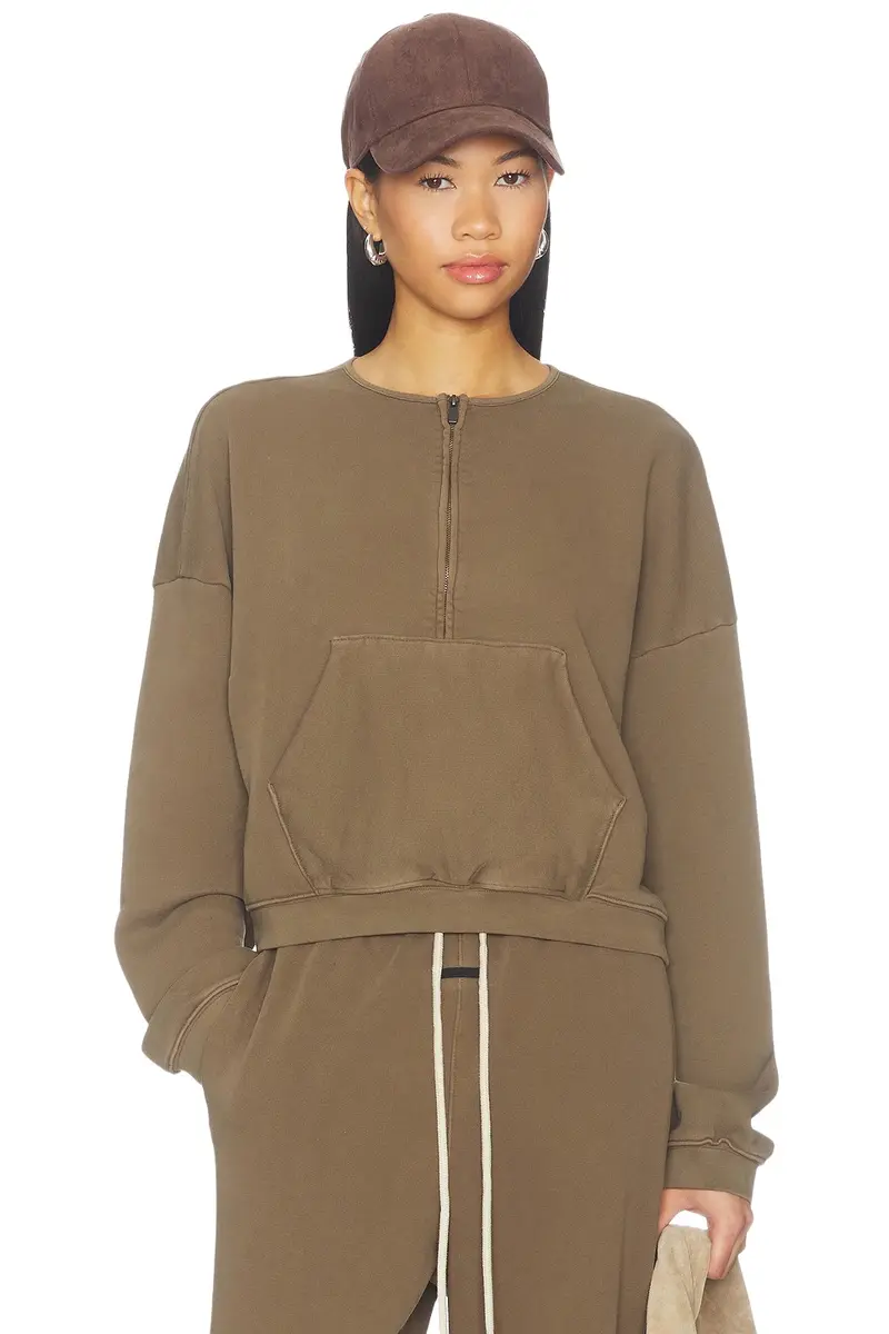 Relaxed Half Zip Sweater
