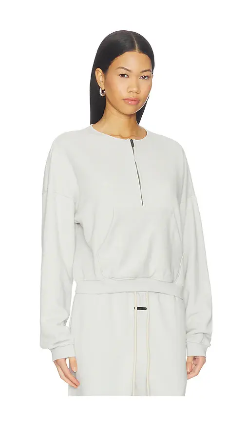 Fear of God Essentials Relaxed Half Zip Sweater | Thumbnail 2 Fear of God Essentials Relaxed Half Zip Sweater | Thumbnail 2