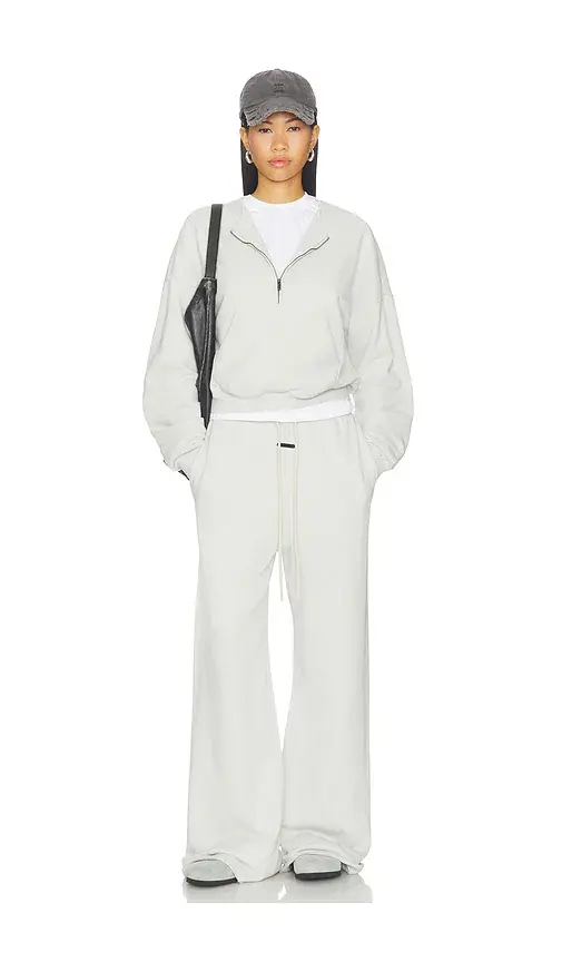 Fear of God Essentials Relaxed Half Zip Sweater | Thumbnail 4 Fear of God Essentials Relaxed Half Zip Sweater | Thumbnail 4
