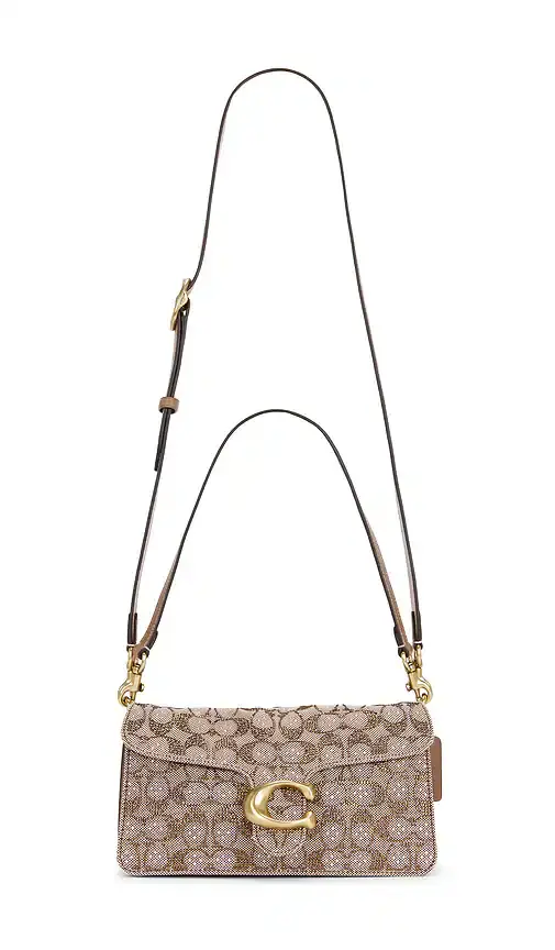 Coach Crystal Signature Soft Tabby 26 Shoulder Bag | Thumbnail 5 Coach Crystal Signature Soft Tabby 26 Shoulder Bag | Thumbnail 5