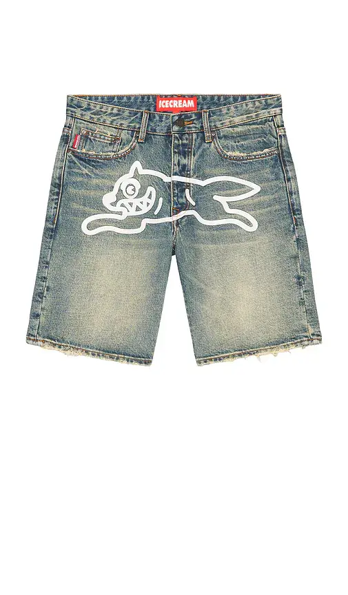 Icecream Blueberry Yogurt Jean Short | Thumbnail 4 Icecream Blueberry Yogurt Jean Short | Thumbnail 4