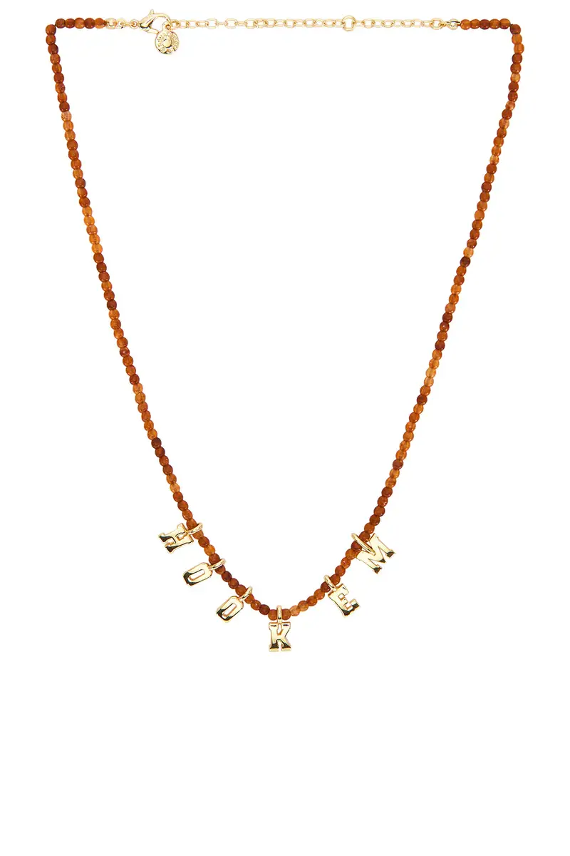 University Of Texas At Austin Beaded Slogan Necklace