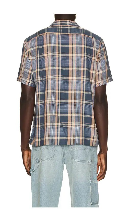 Vince Prine Plaid Cotton Blend Cabana Shirt | Thumbnail 2 Vince Prine Plaid Cotton Blend Cabana Shirt | Thumbnail 2
