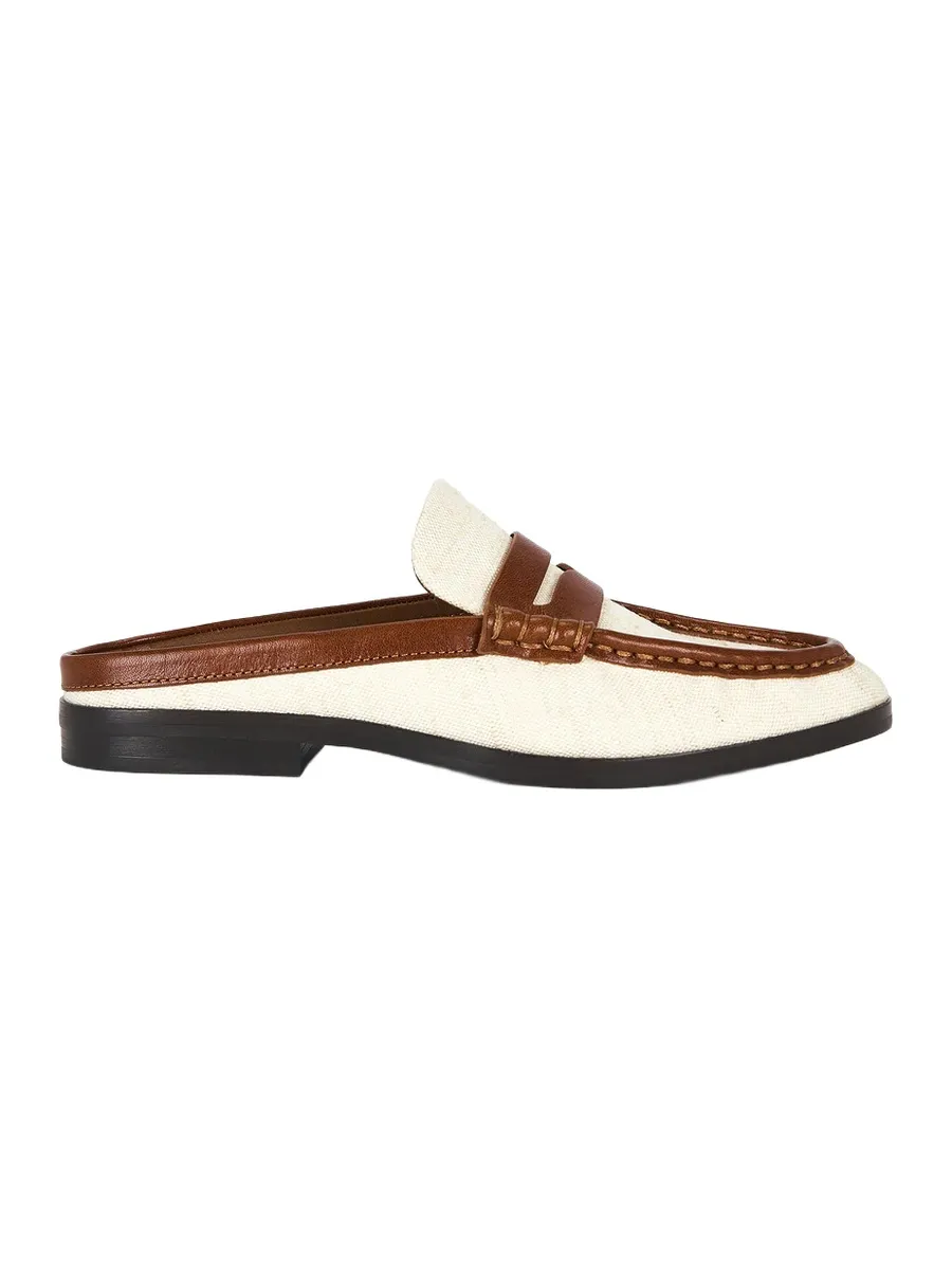 Dean Canvas Combo Loafer Mule Dean Canvas Combo Loafer Mule