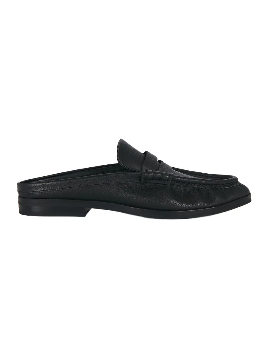 Dean Pebble Leather Loafer Mule Dean Pebble Leather Loafer Mule