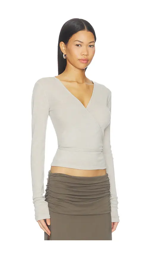 St. Agni Baby Wool Wrap Top | Thumbnail 2