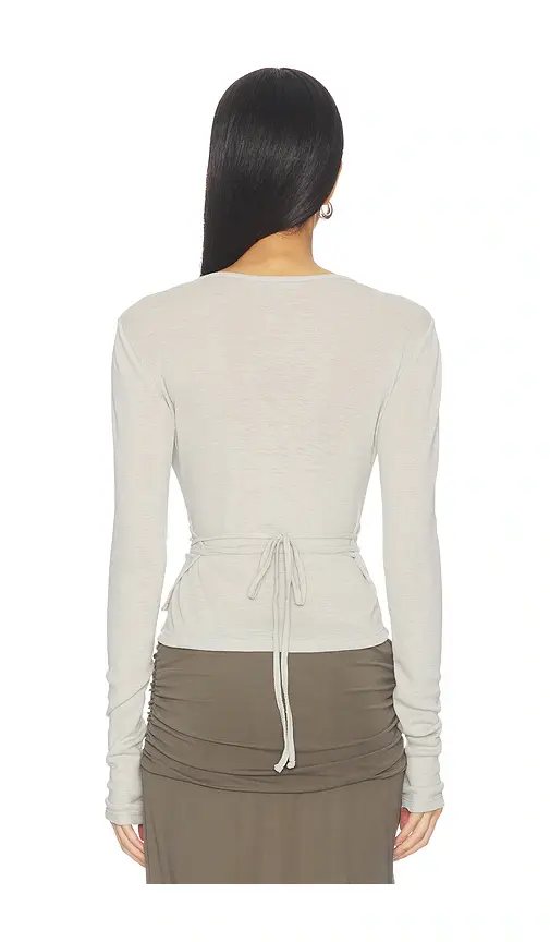 St. Agni Baby Wool Wrap Top | Thumbnail 3