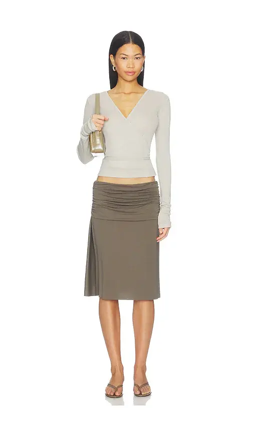 St. Agni Baby Wool Wrap Top | Thumbnail 4