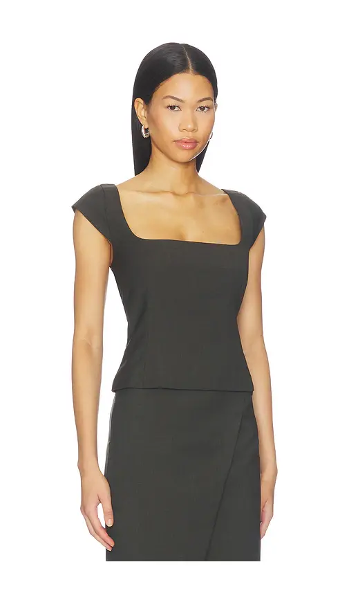 St. Agni Wool Cap Sleeve Top | Thumbnail 2