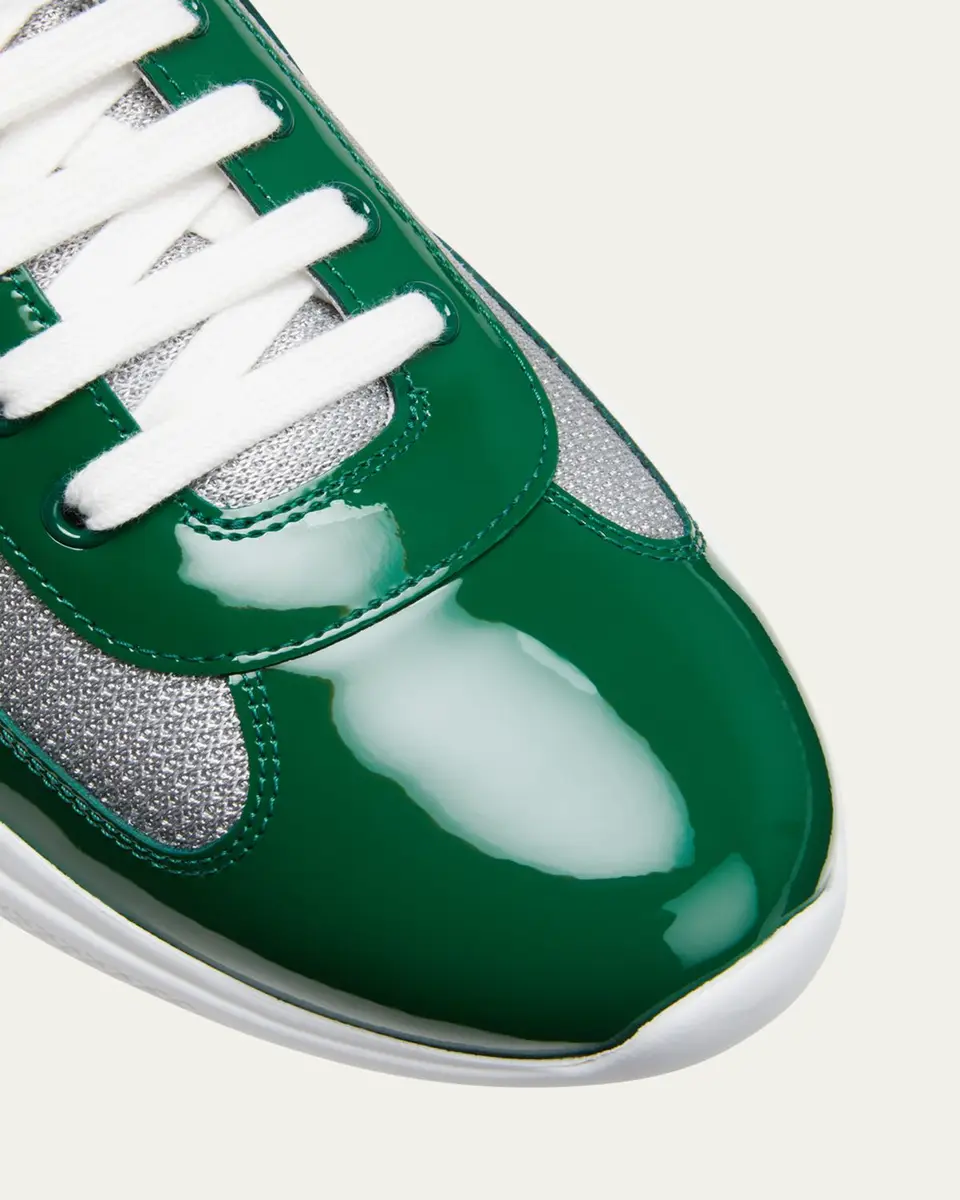 Prada Men's America's Cup Patent Leather Sneakers | Thumbnail 8 Prada Men's America's Cup Patent Leather Sneakers | Thumbnail 8