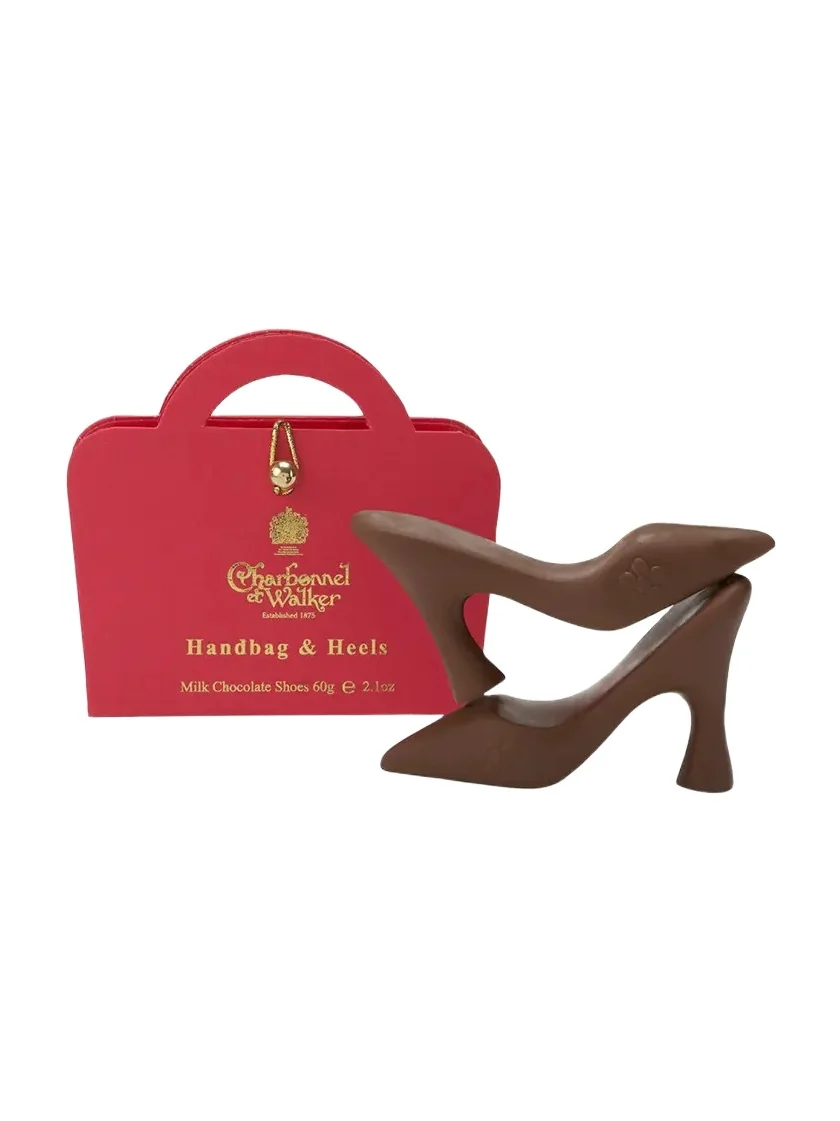 Charbonnel Et Walker Mini "Handbag & Heels" Chocolate Shoes