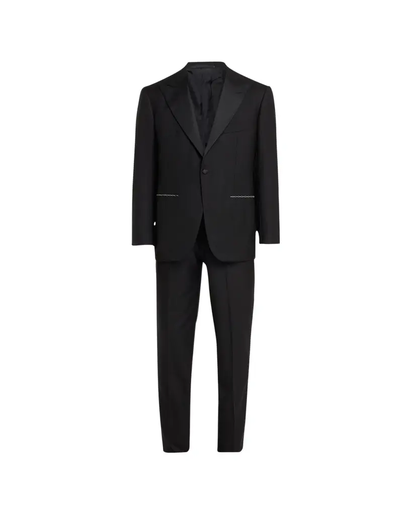 Men's 150s Wool Grosgrain Tuxedo Men's 150s Wool Grosgrain Tuxedo
