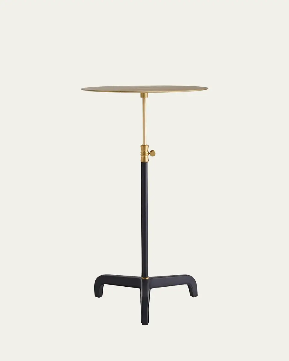 Arteriors Addison Adjustable Leather Accent Table | Thumbnail 2 Arteriors Addison Adjustable Leather Accent Table | Thumbnail 2