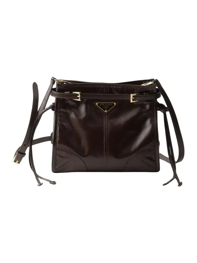 Bonnie Belted Leather Crossbody Bag