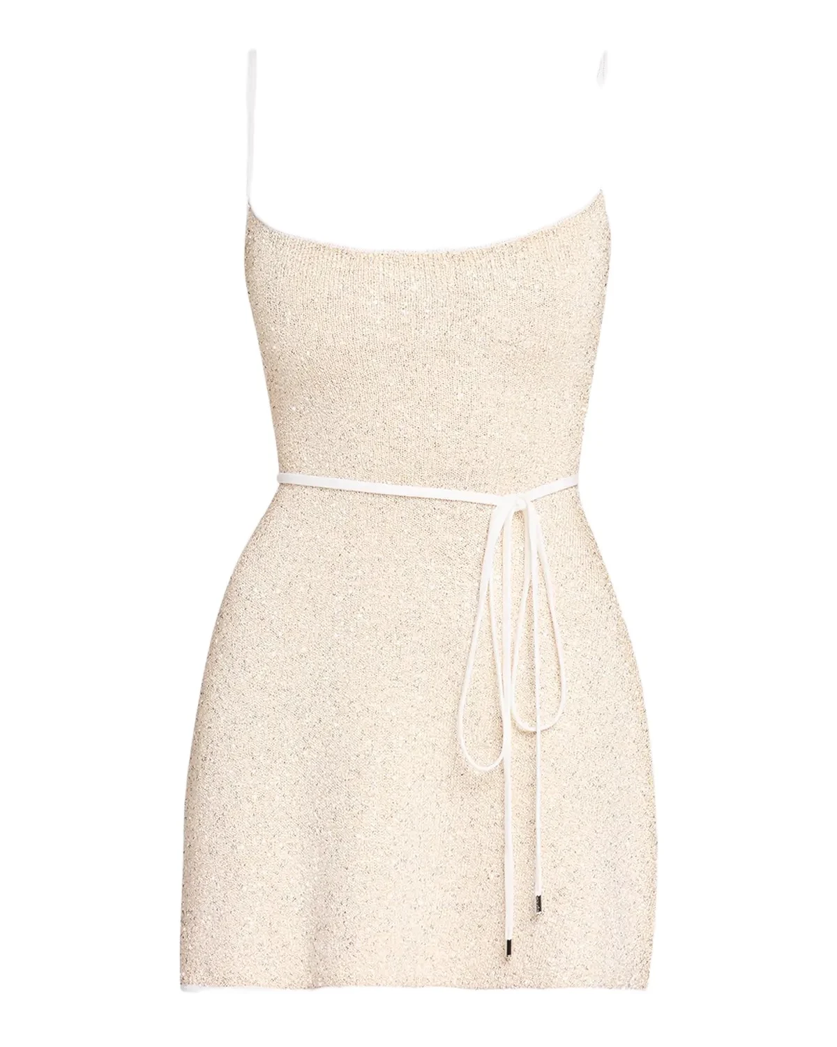 Gisele Metallic Knit Mini Dress