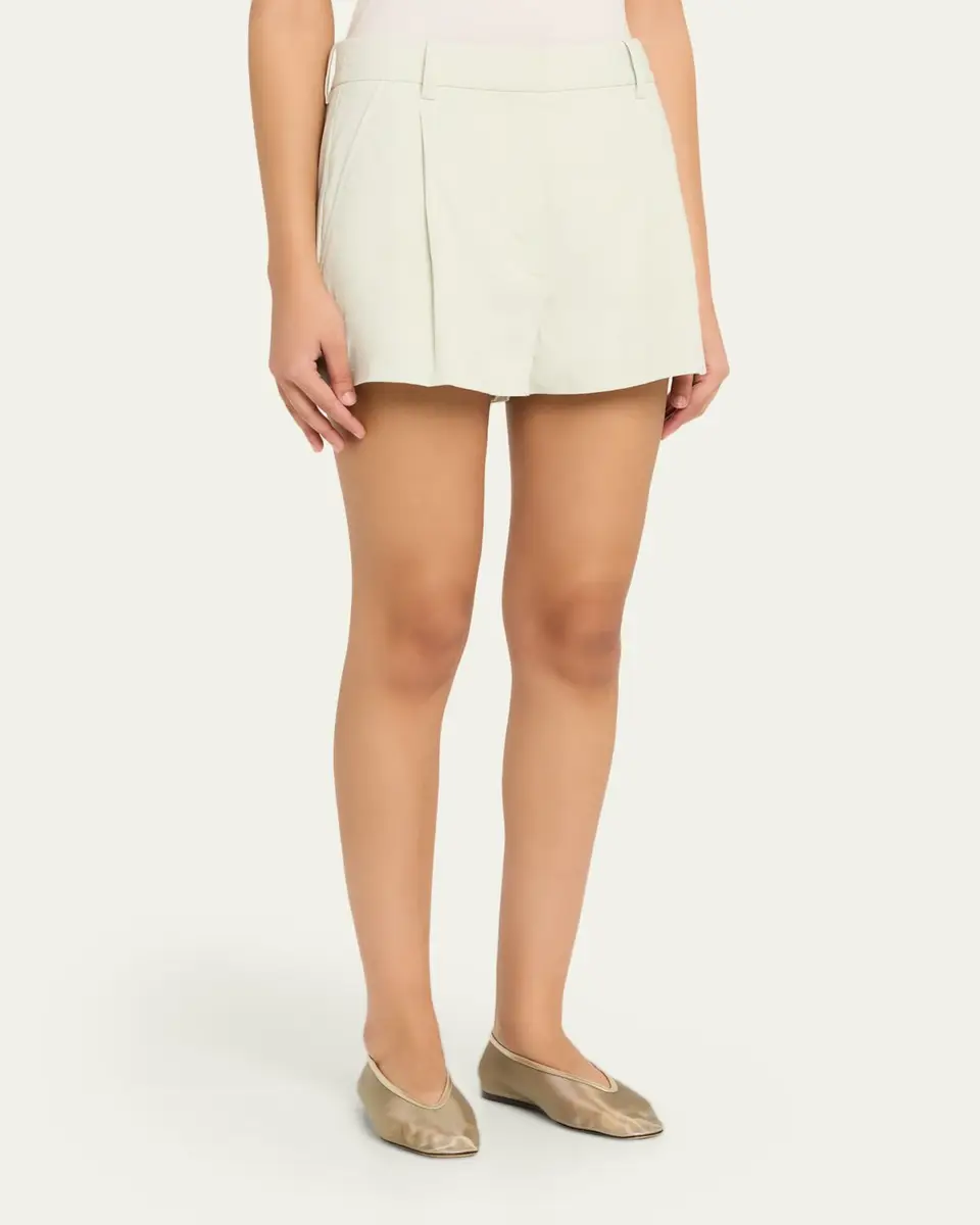 A.L.C. Winston Linen-Blend Shorts | Thumbnail 8 A.L.C. Winston Linen-Blend Shorts | Thumbnail 8
