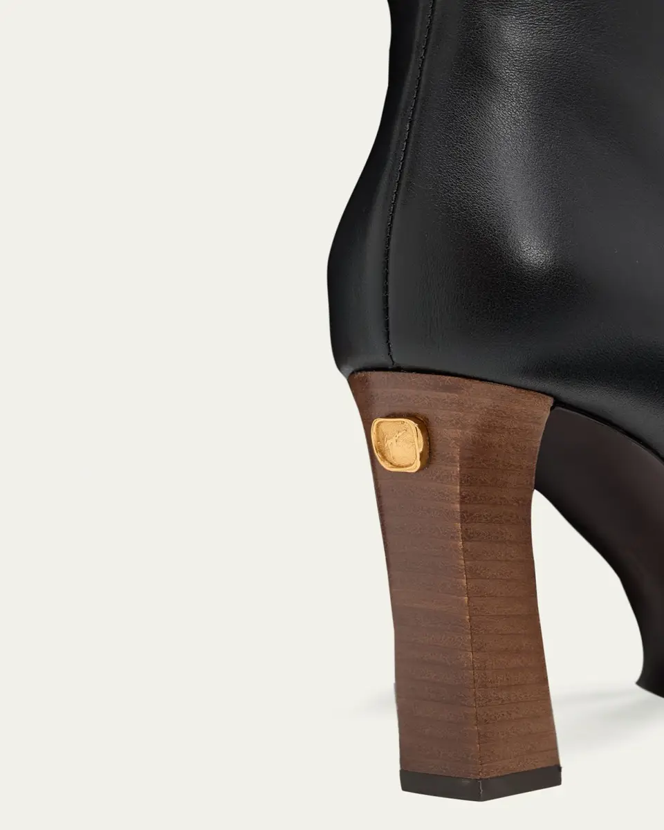 Giuseppe Zanotti 90mm Stretch Leather Ankle Booties | Thumbnail 5
