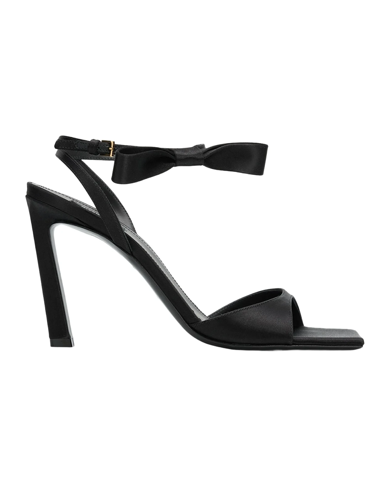 95mm Naked Satin Ankle-Strap Sandals 95mm Naked Satin Ankle-Strap Sandals